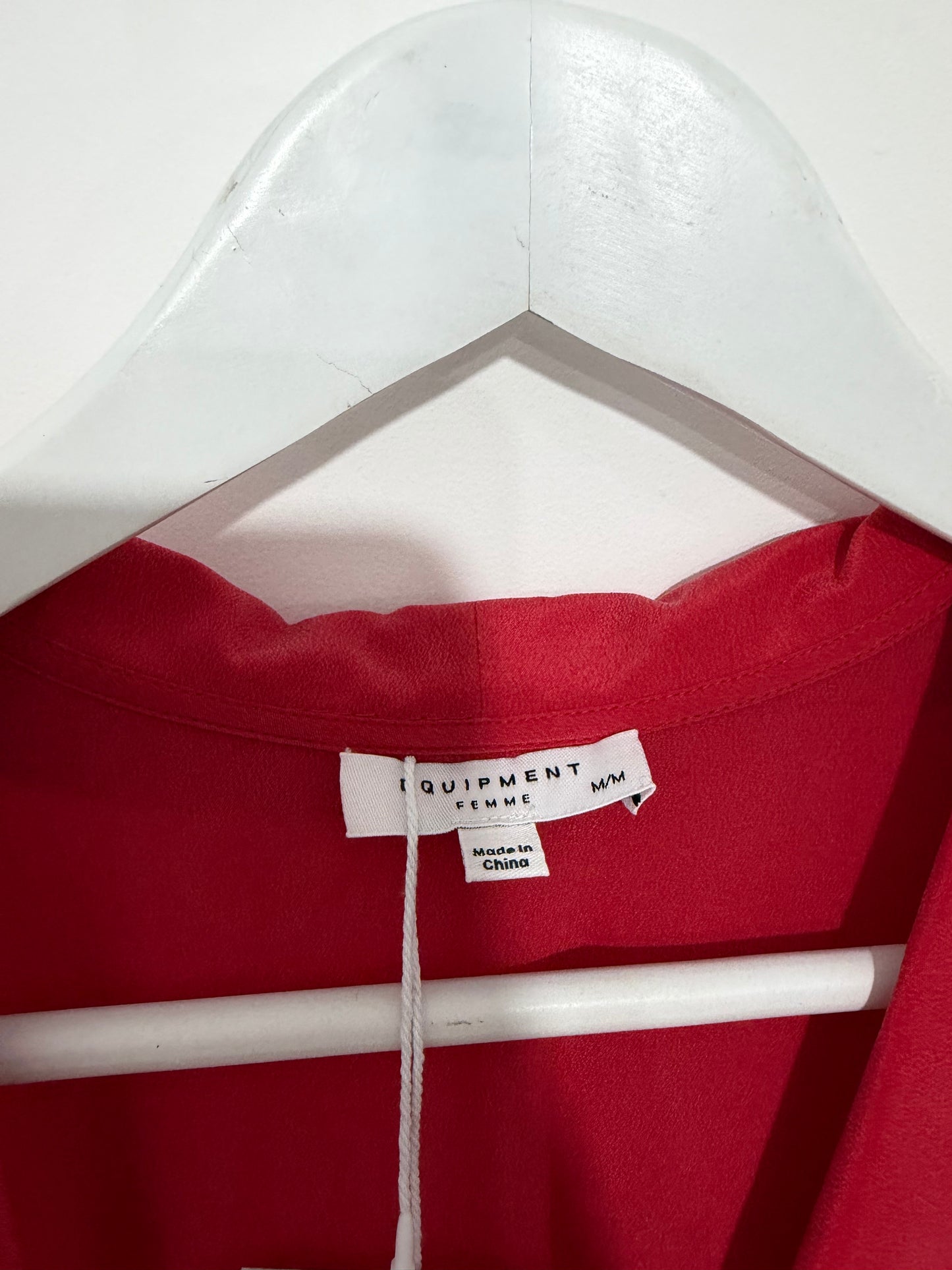 Preloved Red Equipment Dress, 12