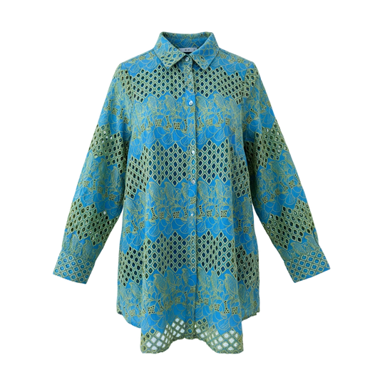 Pre-Loved Blue Y.A.S Shirt, L, BNWT