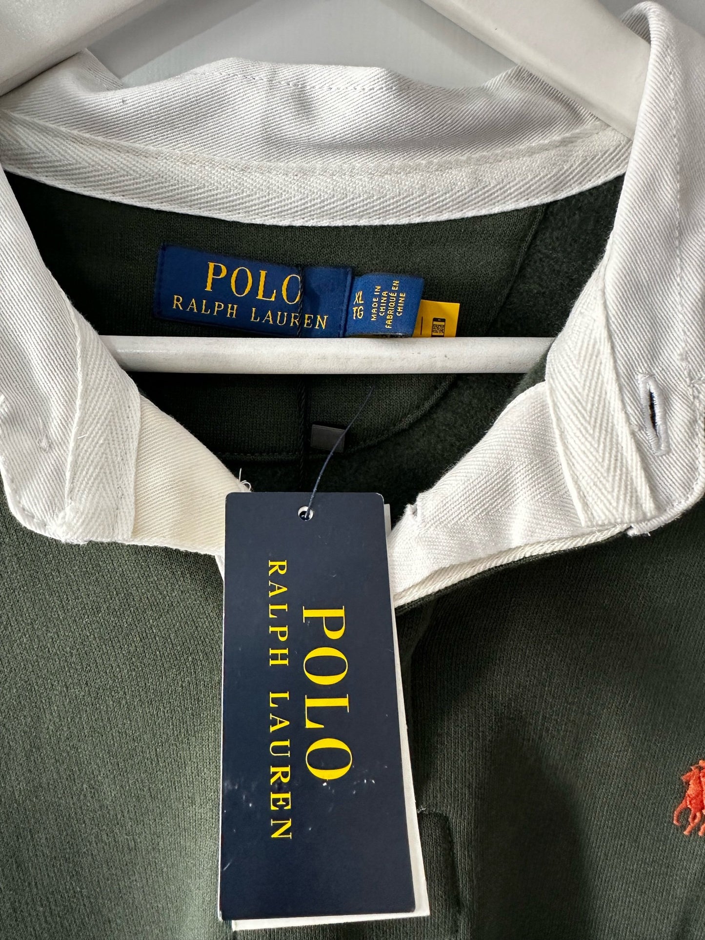 Ralph Lauren Khaki Polo Jumper - XL