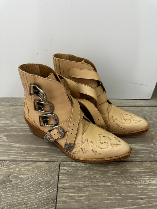 Toga Leather Western Boots, Size 38 - UK 5