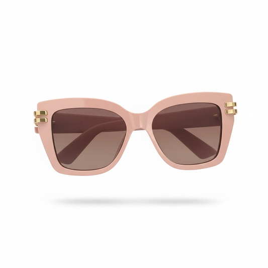 Pink Christian Dior Sunglasses, With case and box