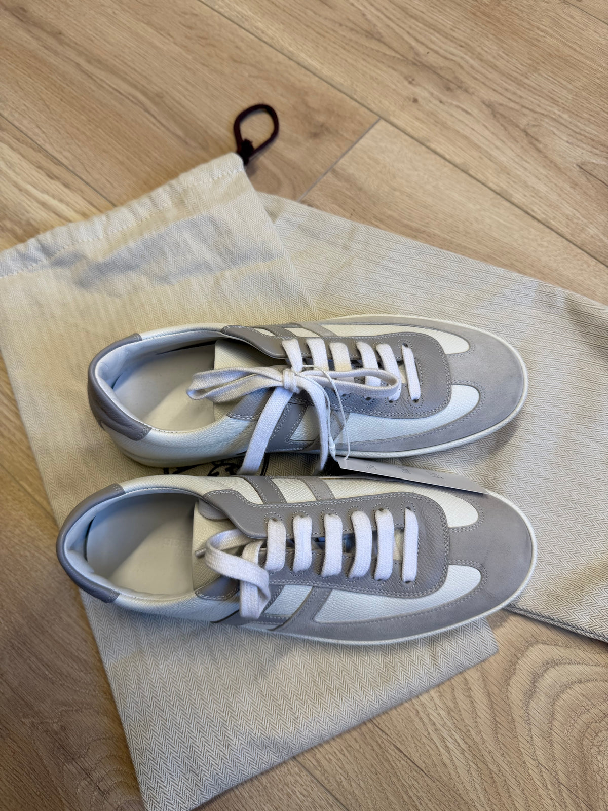 Preloved Hermes Trainers Size 5 Grey