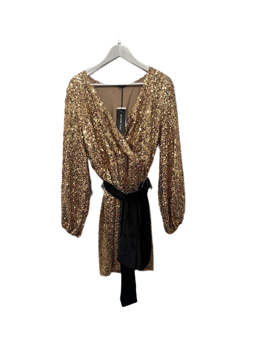 Myleene Klass Gold Sequin Dress