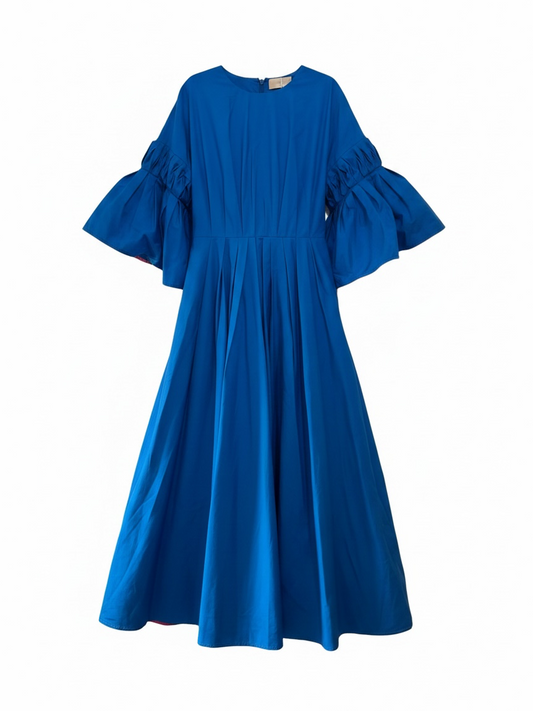 Preloved Roksanda Maxi Dress Size 12 Blue