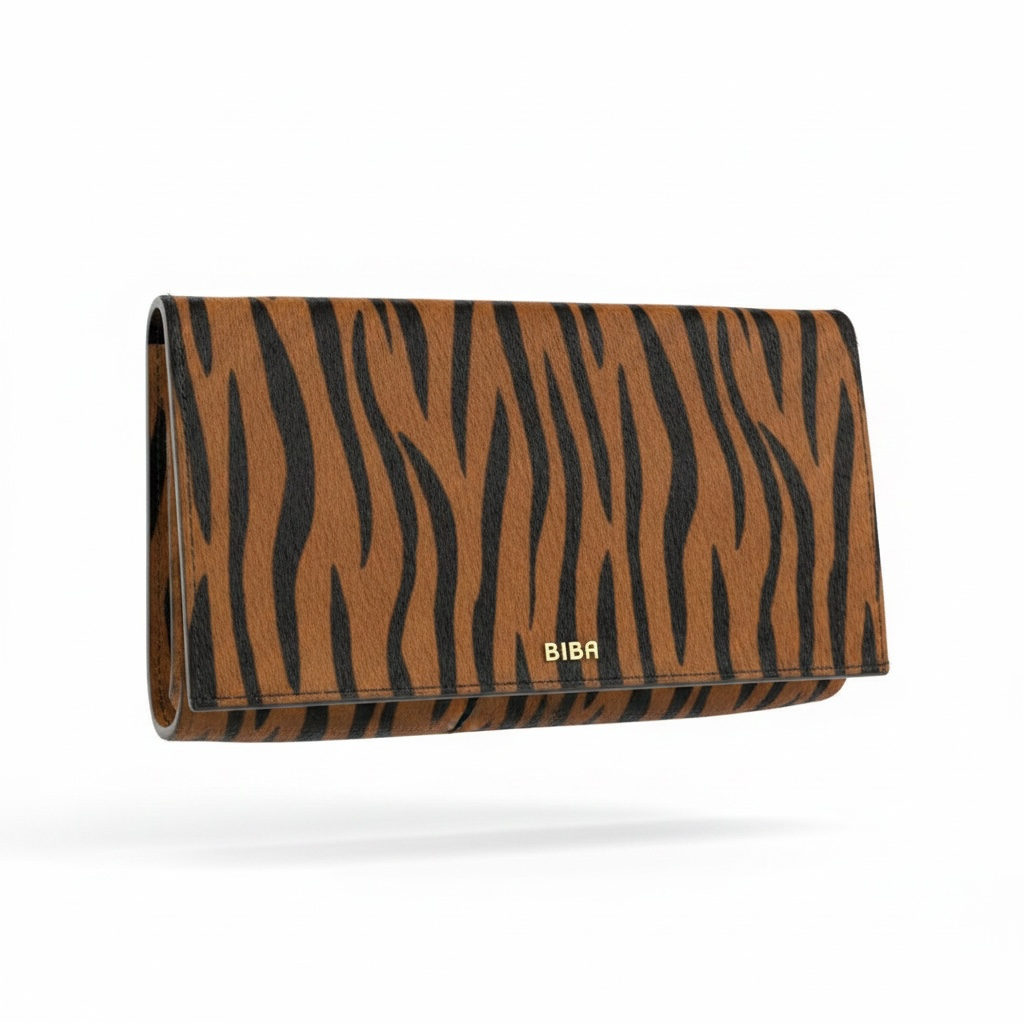 Preloved Orange, black Biba Wallet Purse