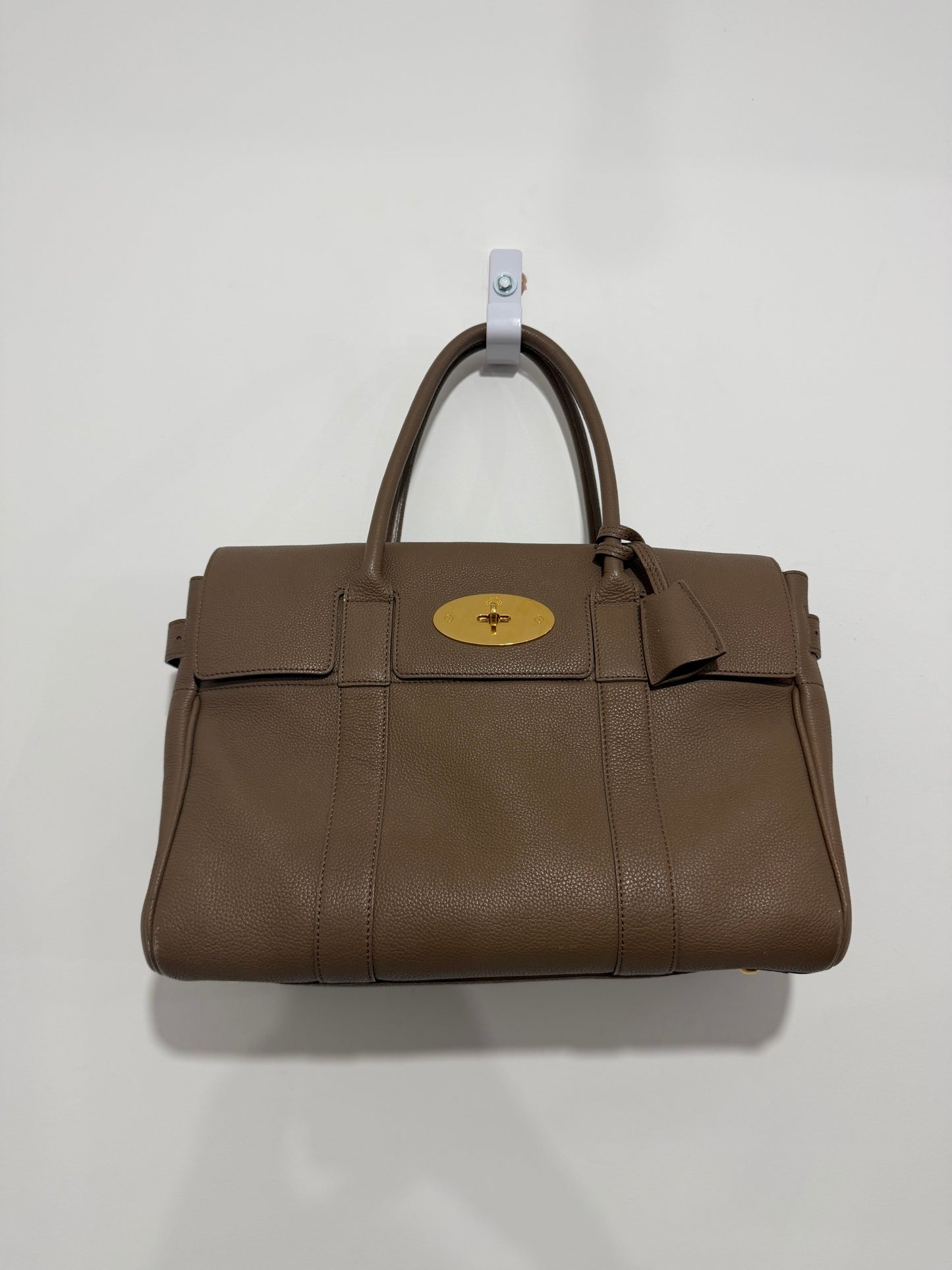 Pre Owned Taupe Mulberry Bayswater