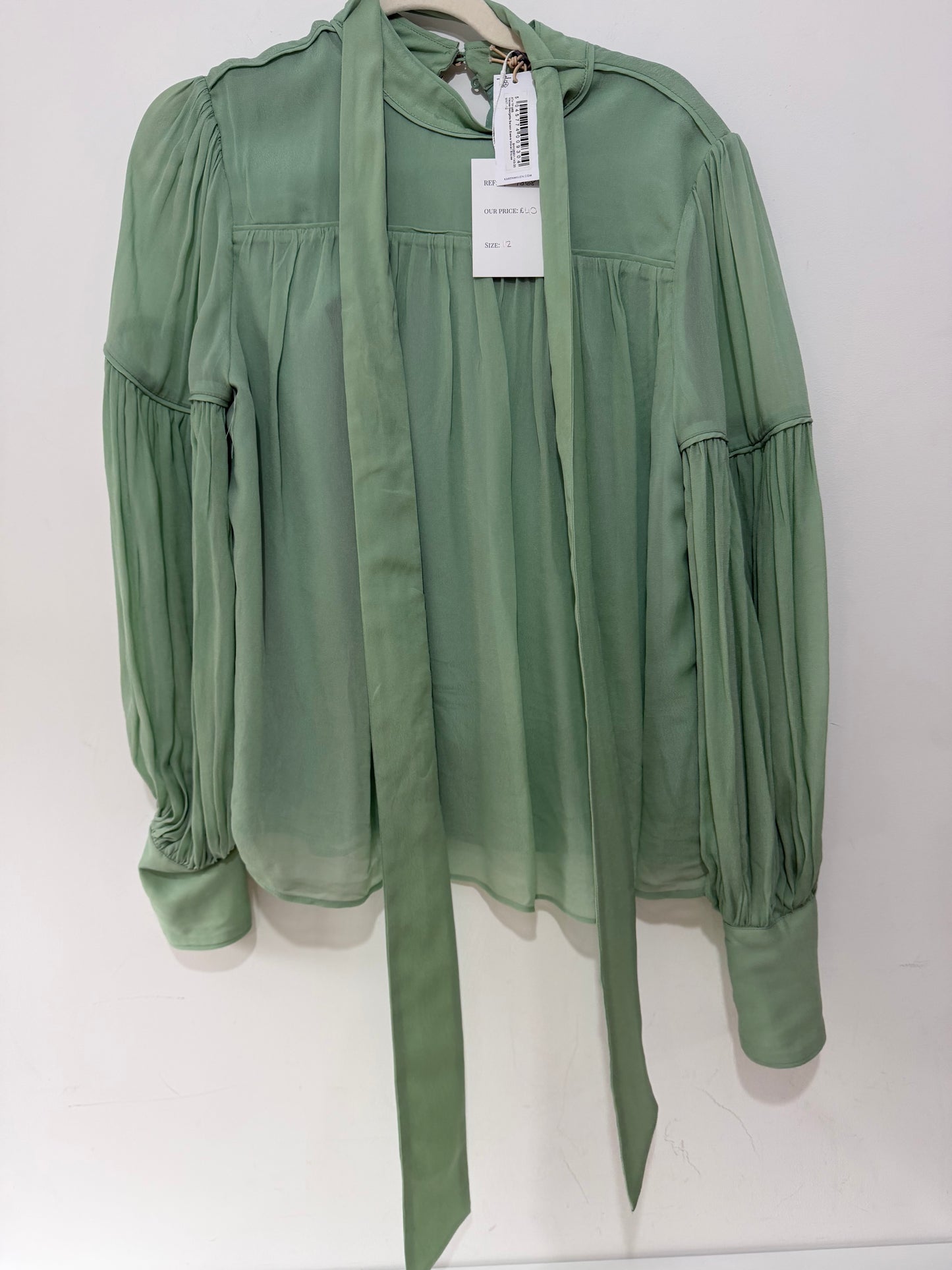 Preloved Mint BNWT Karen Millen Blouse, 12