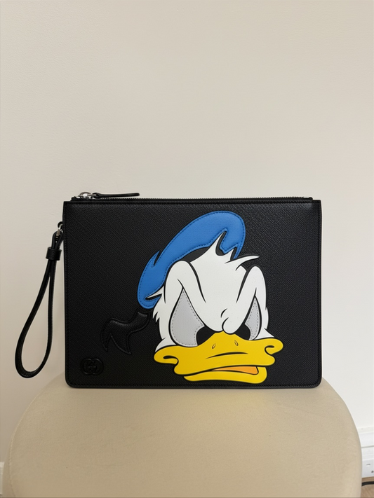 Preloved Pinko Clutch Pouch Black