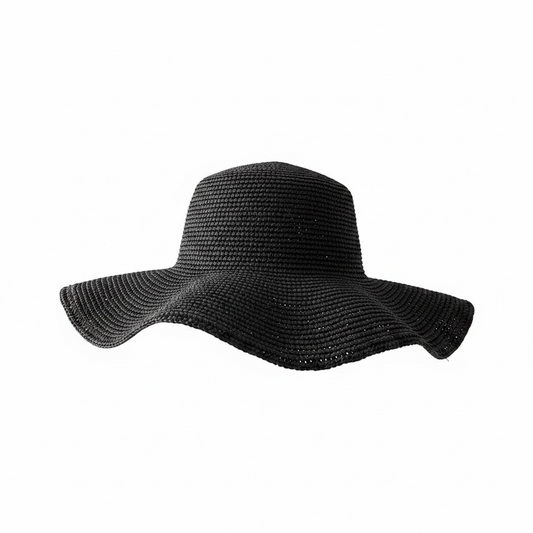 Black Monday Straw Hat