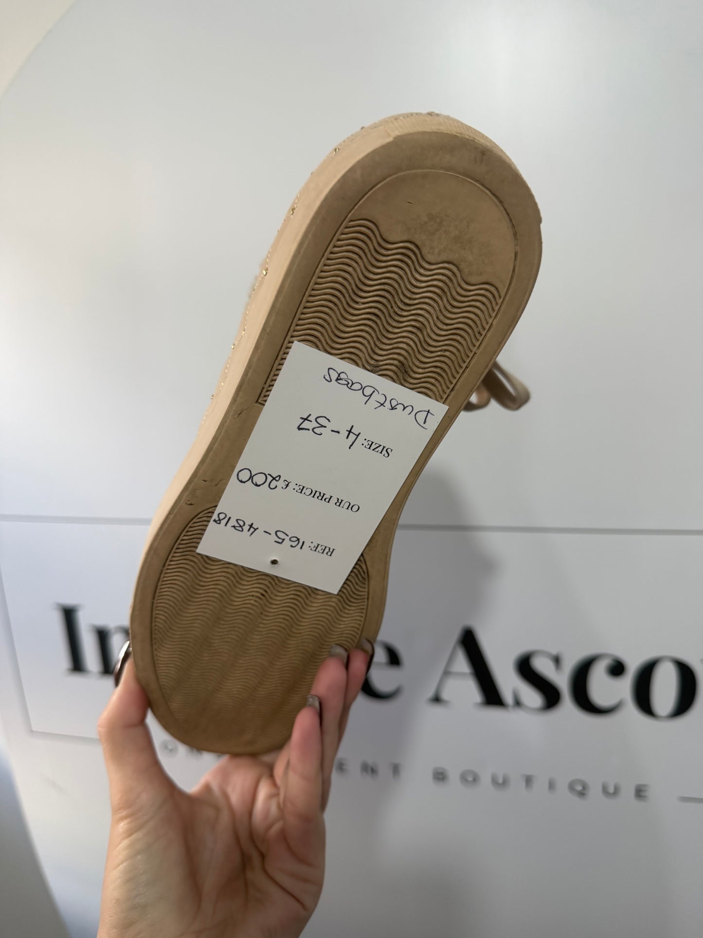 Sheepskin Le Silla Trainers, Size 37