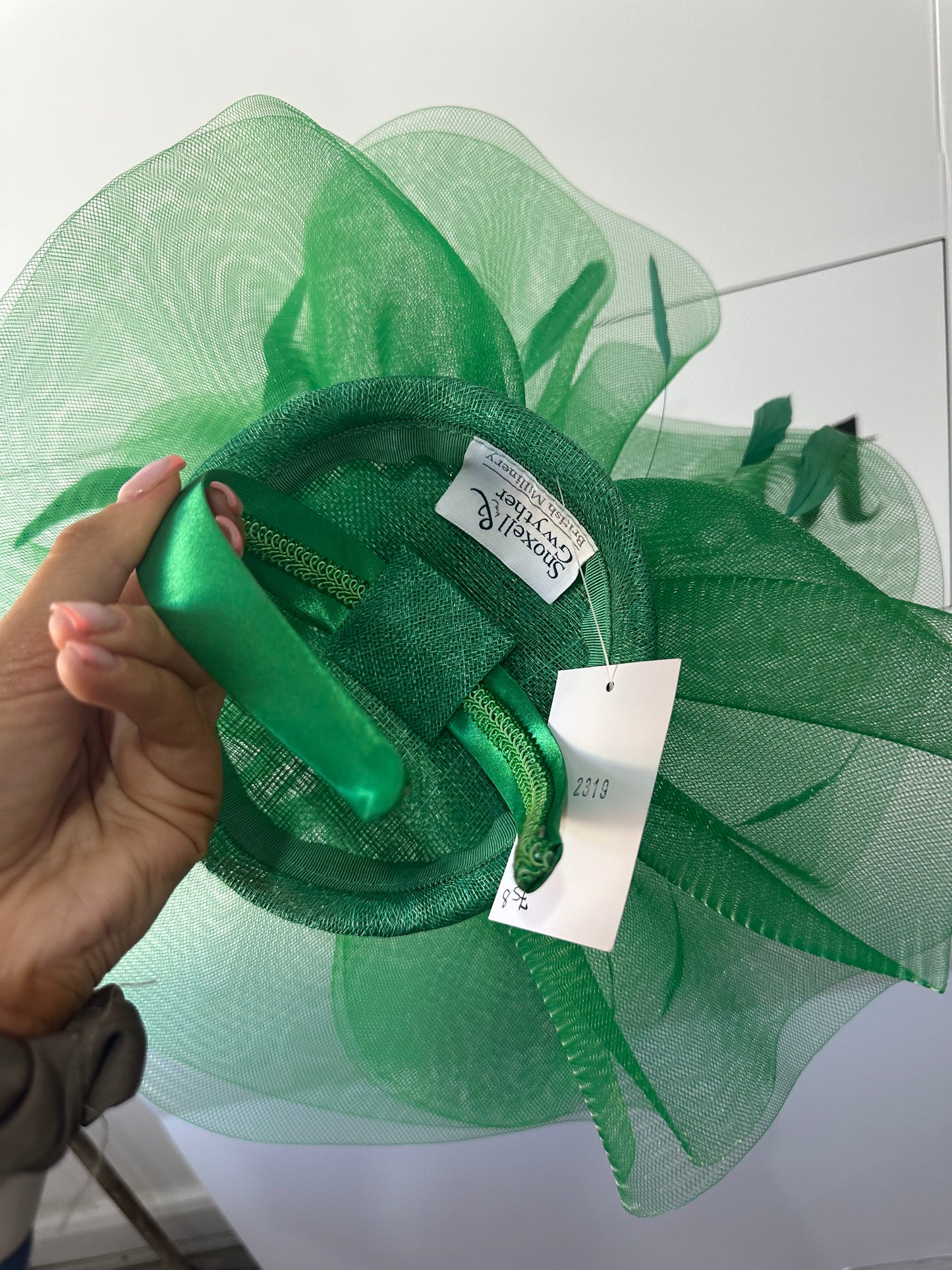 Green Snoxell & Gwyther Fascinator