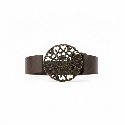 Preloved, Brown Roberto Cavalli Belt, Small
