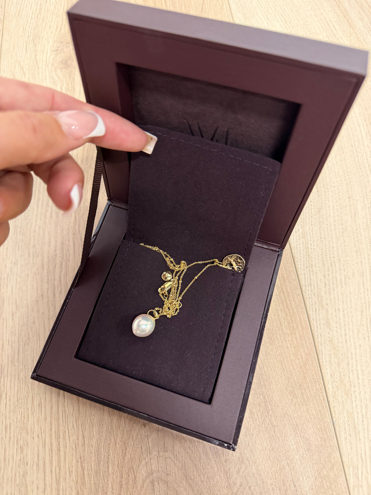 Preloved Monica Vinader Jewellery - Necklace Gold hardware with pearl