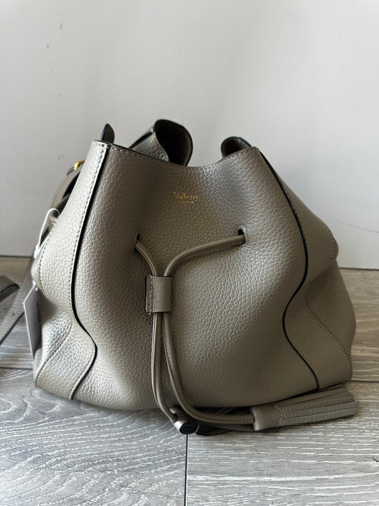 Grey Mulberry Bucket Handbag