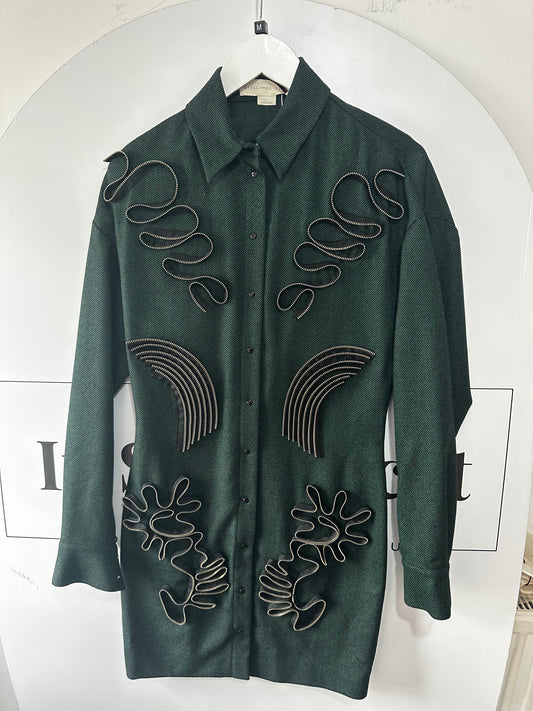 Green Stella McCartney Dress, Size 10-12