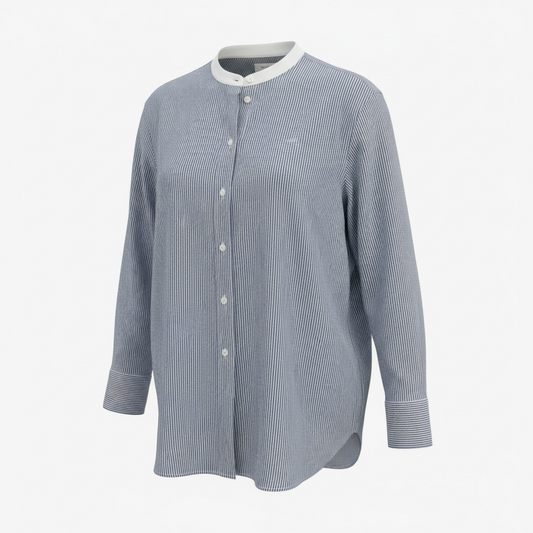 Pre-owned, Stripey Chloé Blouse, Size 42 - UK 12