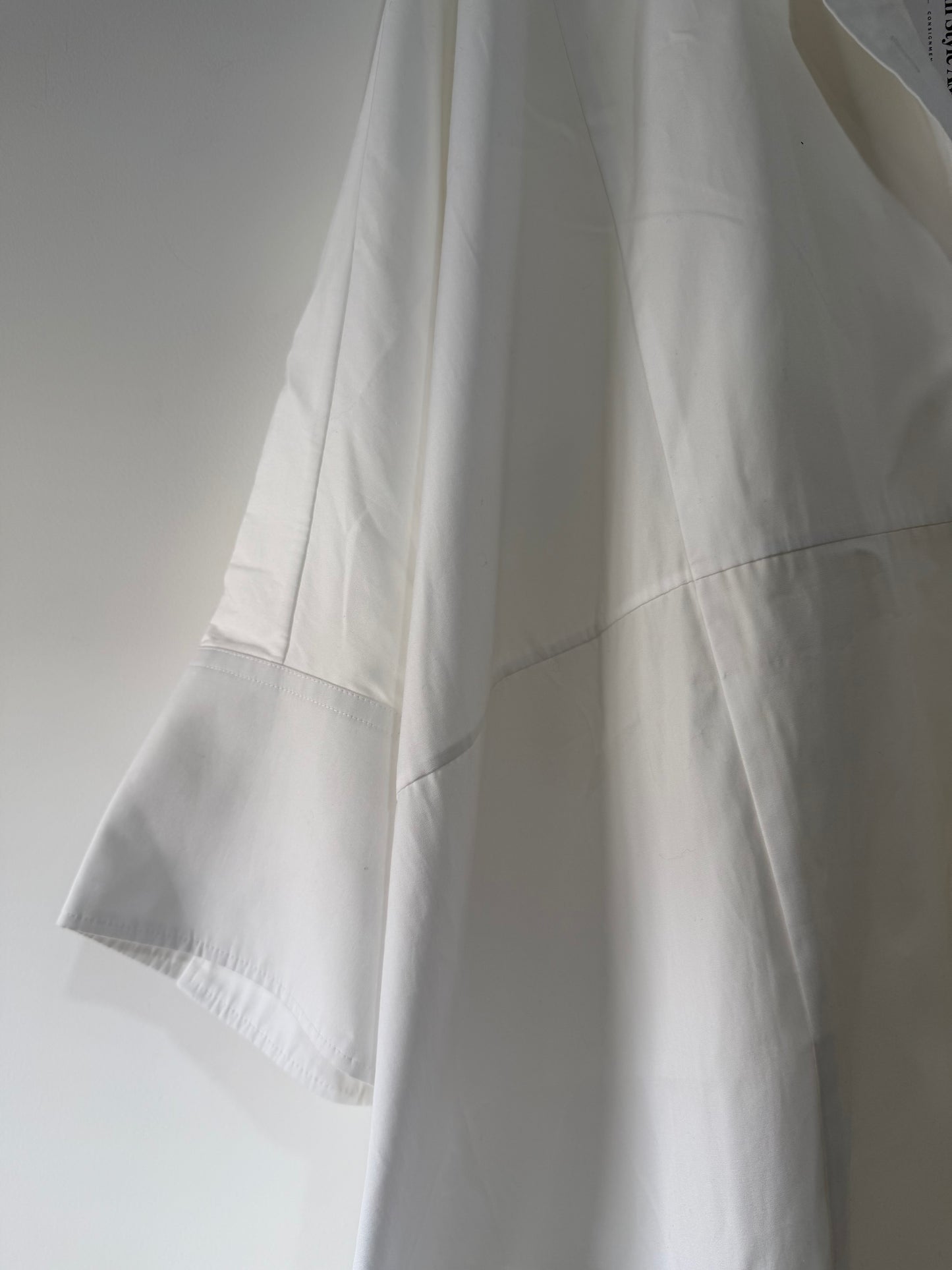 Pre-owned, White Joseph Shirt Dress, One Size