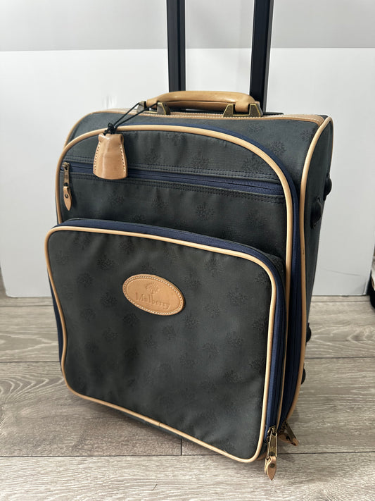 Teal Mulberry Suitcase, Small