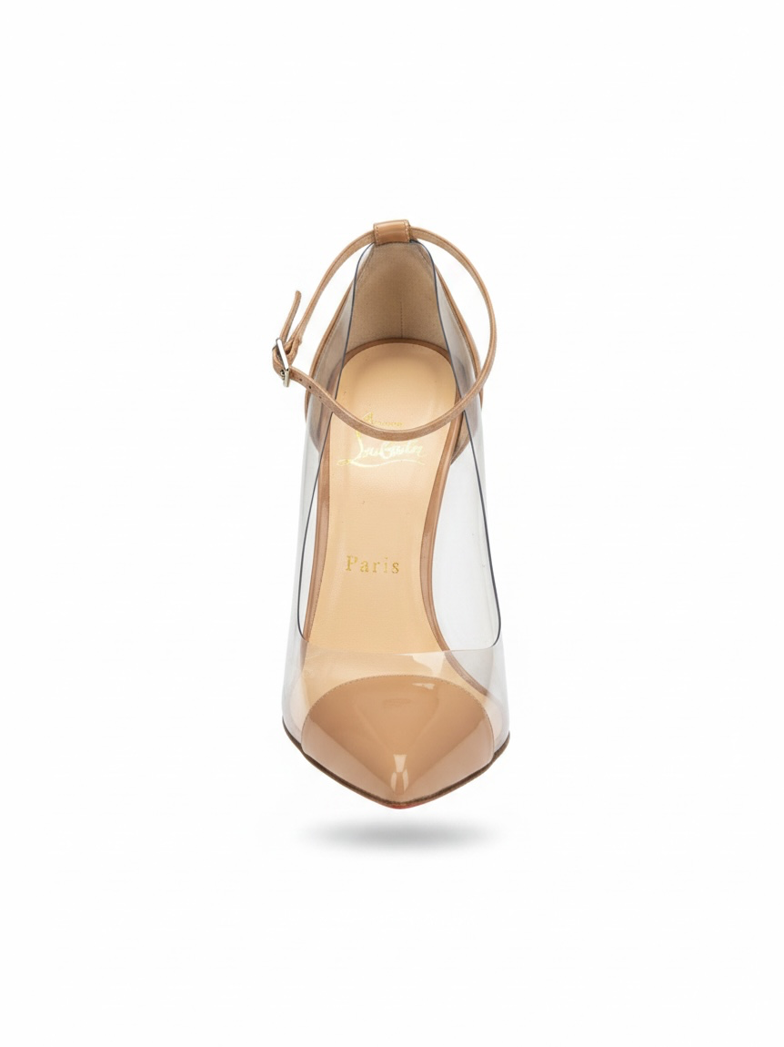 Preloved Christian Louboutin Heels Size 5 Nude