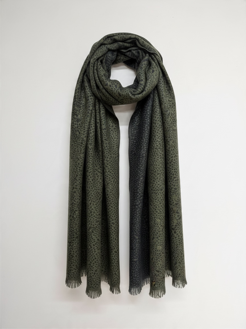 Preloved Mulberry Scarf Green