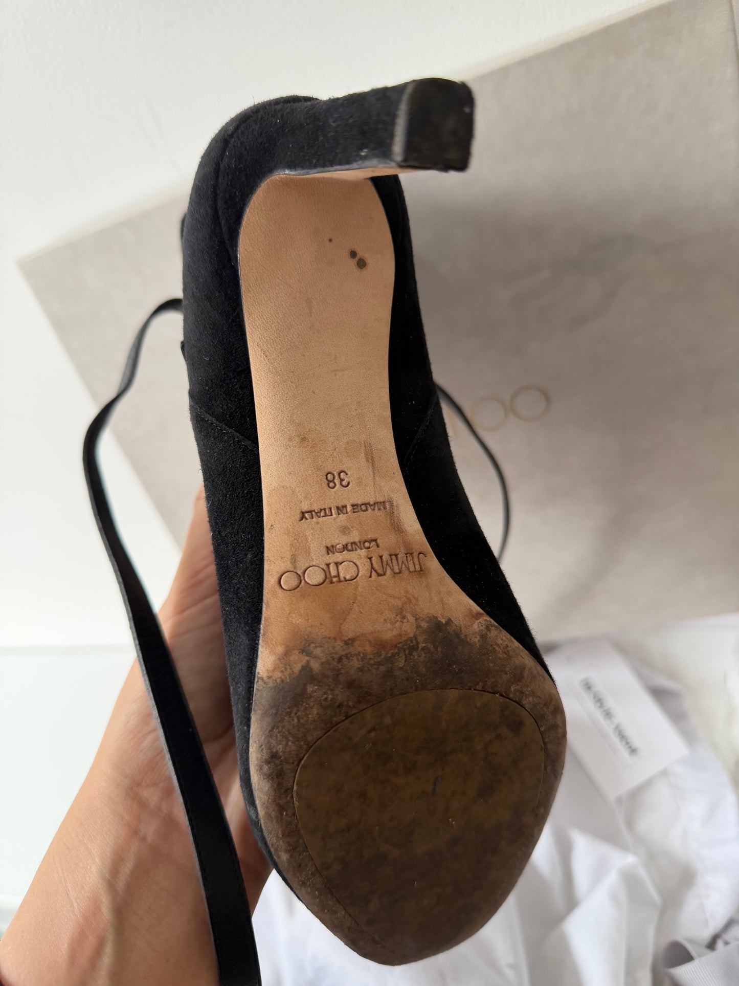 Preloved Black Jimmy Choo Boots Size 5