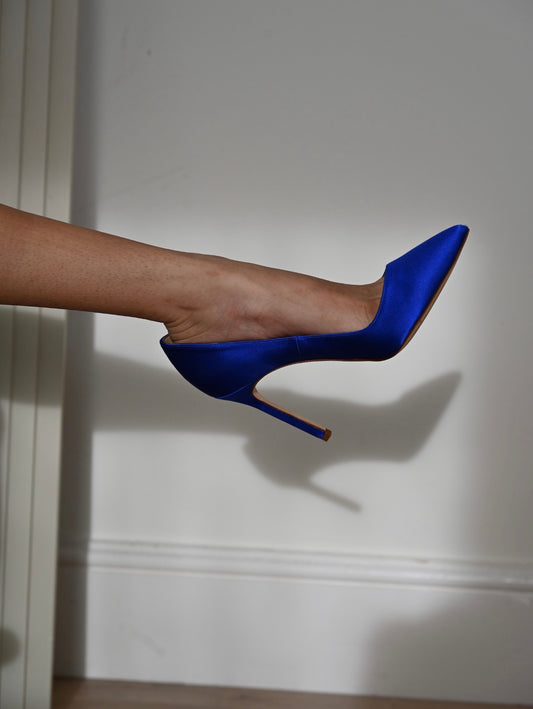 Blue Manolo Blahnik Heels Brand New, 4