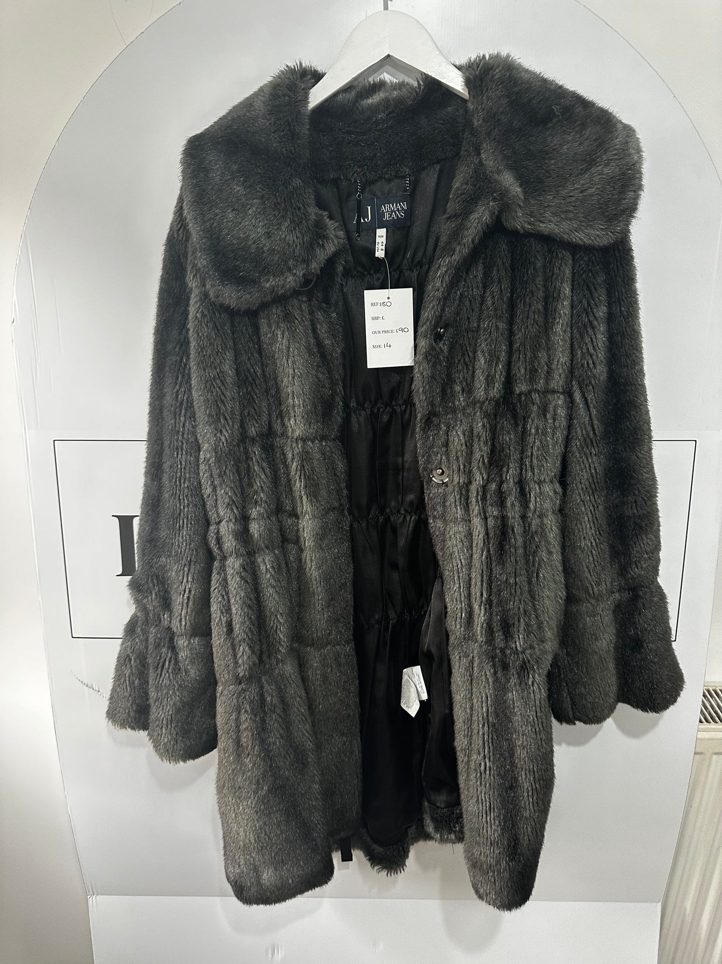 Armani jeans coat, size 14