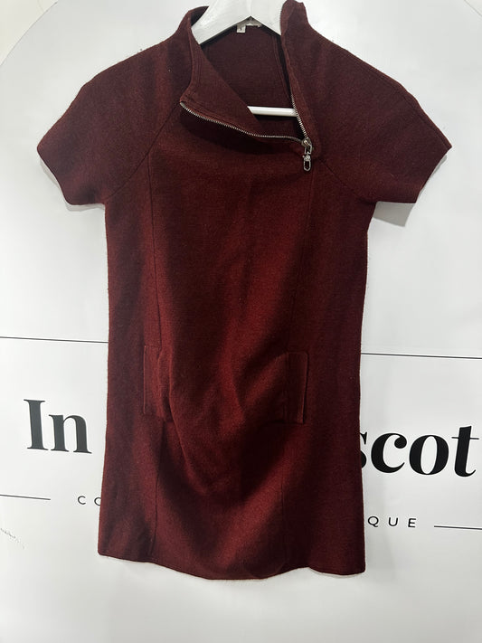 Burgundy Celine Dress, Fits XXS