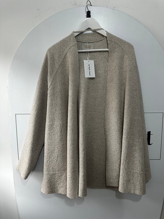 Beige Pink Modern Rarity Coat, Size S (Fits M)