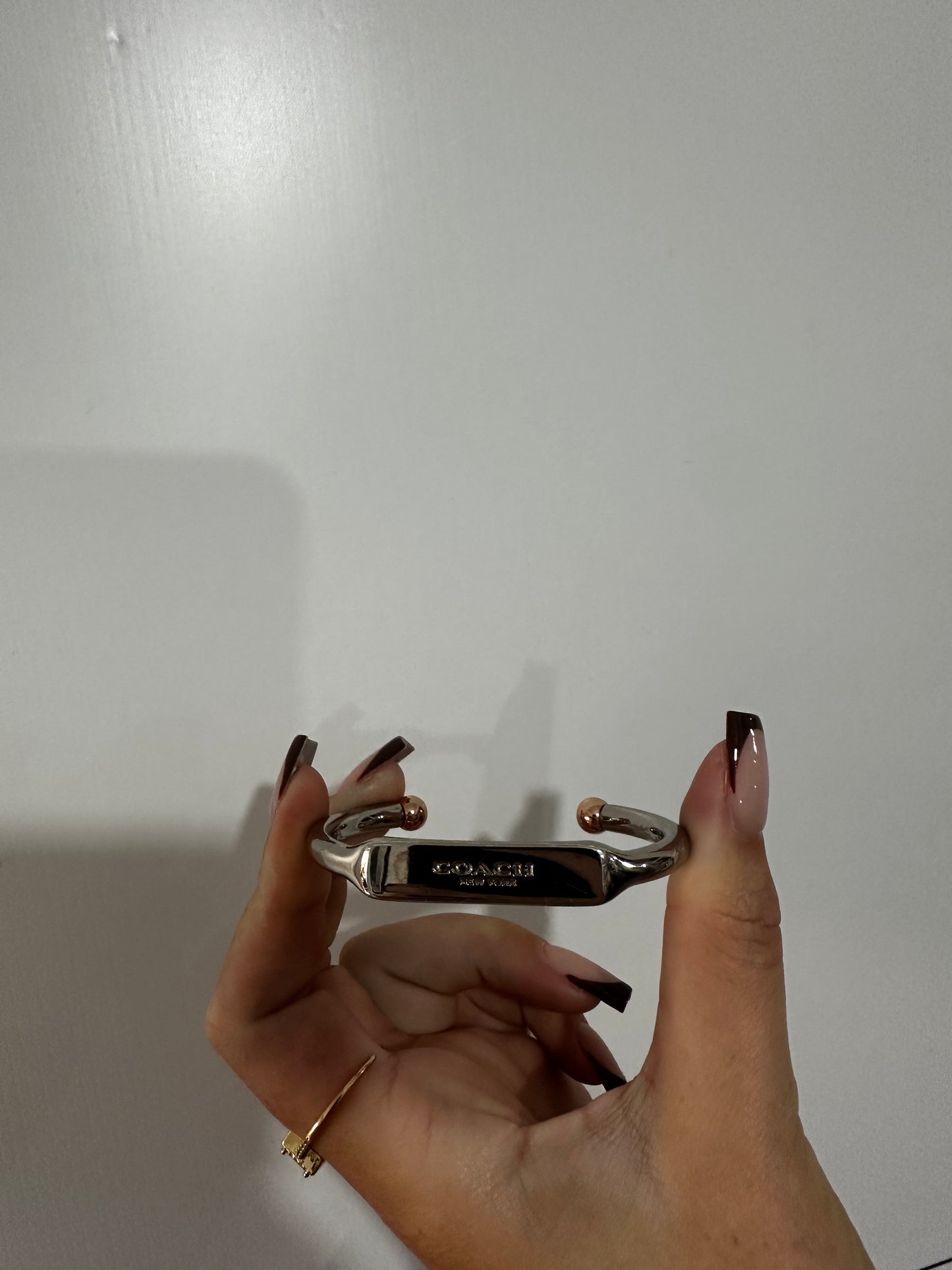 Silver Coach Bangle