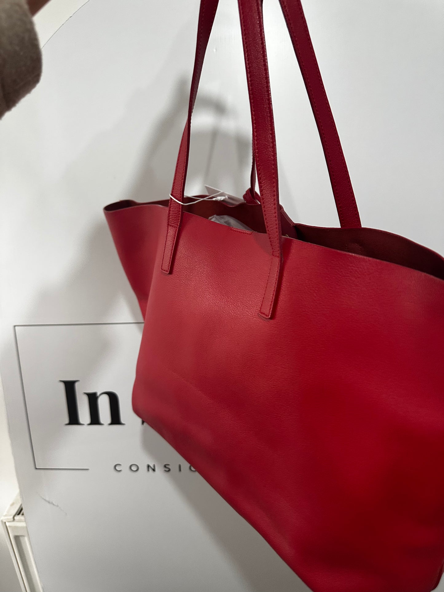 Red Saint Laurent YSL Tote