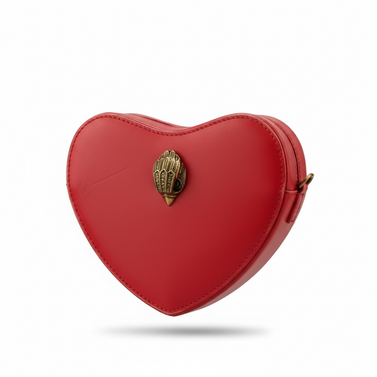 Red Kurt Geiger Crossbody Bag, Heart Valentines