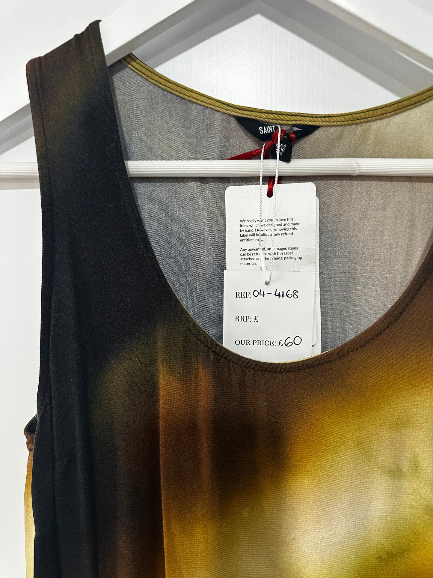 Saint + Sofia Autumn Maxi Dress, UK 10