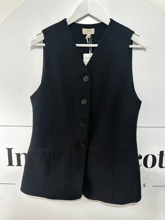 Black Jigsaw Top, Size Medium