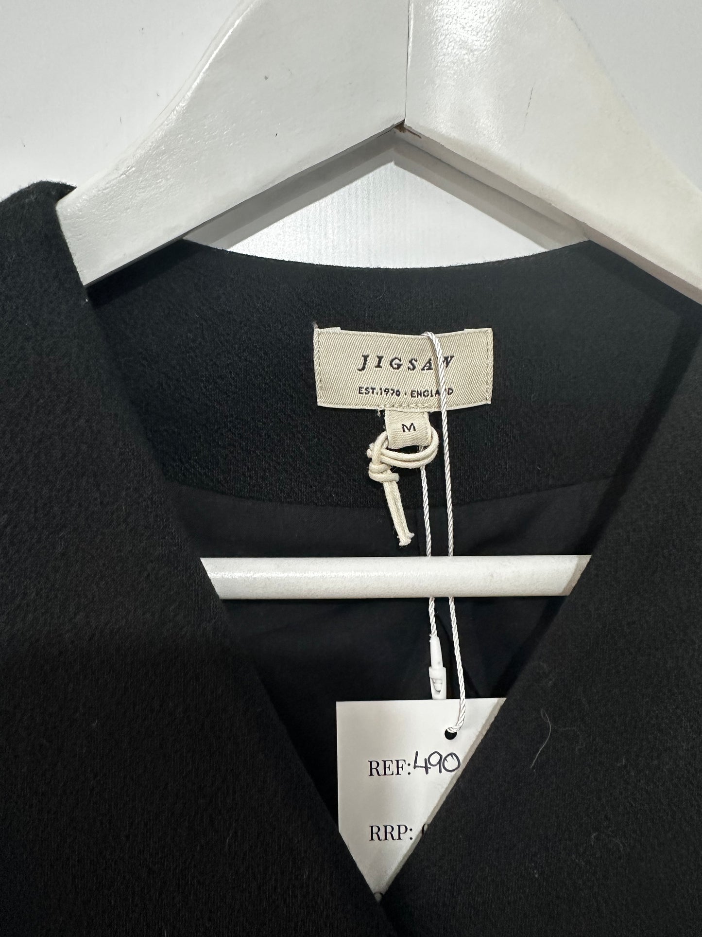 Black Jigsaw Top, Size Medium