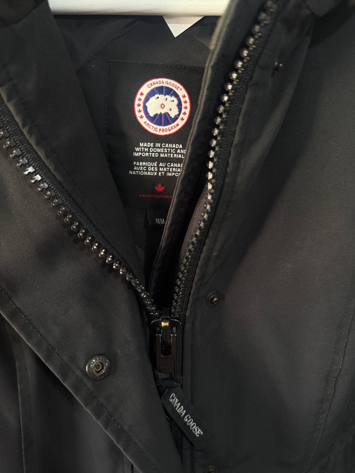 Black Canada Goose Coat, Ladies M