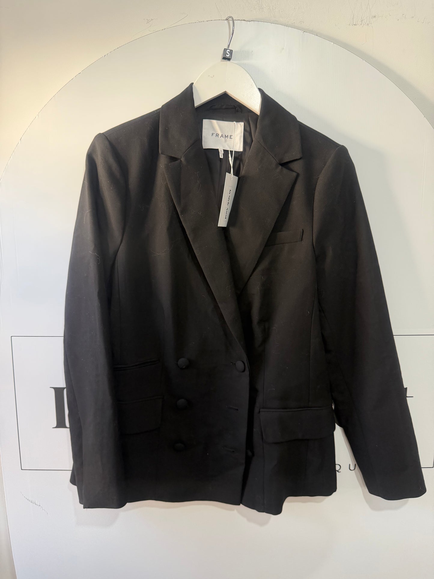 Black Frame Blazer, Size 10
