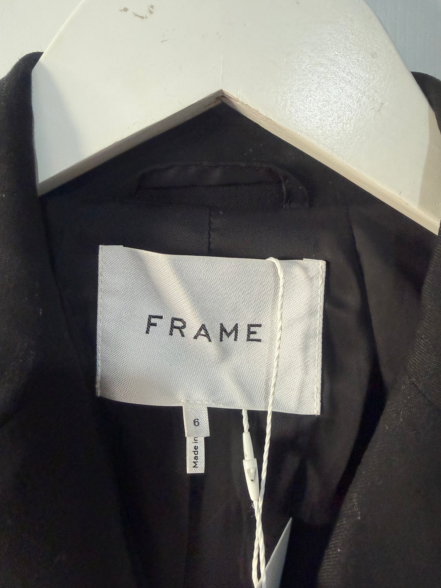 Black Frame Blazer, Size 10