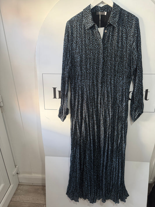 Blue and Black Mint Velvet Dress, Size 16
