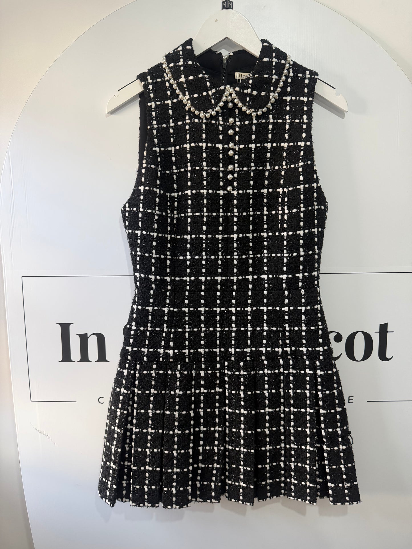 Black and White Alice + Olivia Dress, Size 8