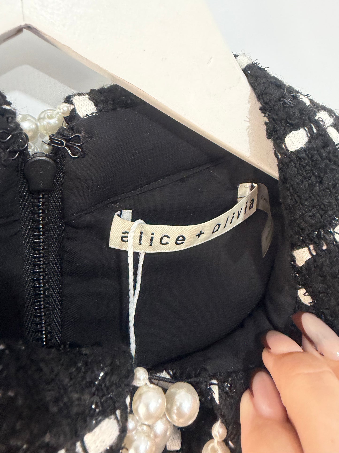 Black and White Alice + Olivia Dress, Size 8