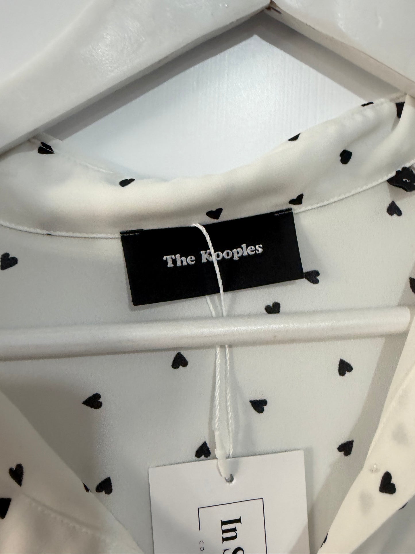 Black and White The Kooples Blouse, Size S/M