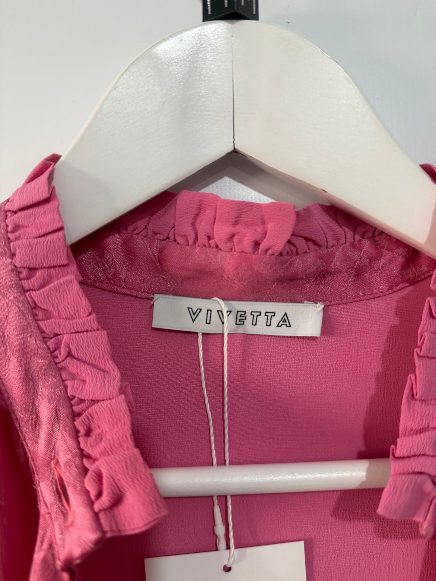 Pink Vivetta Shirt Blouse, Size S/M