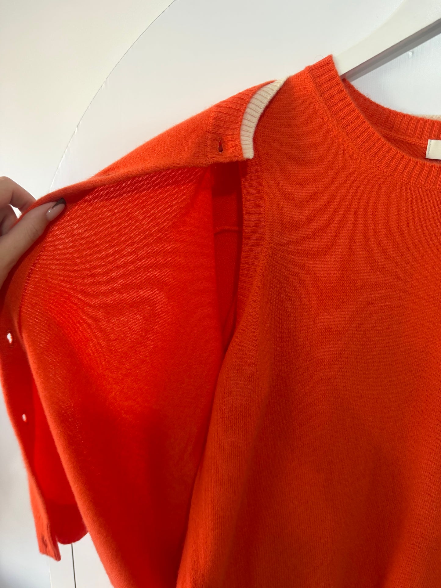 Orange Cashmere, Autograph Twinset Cardi and Top, Size 16