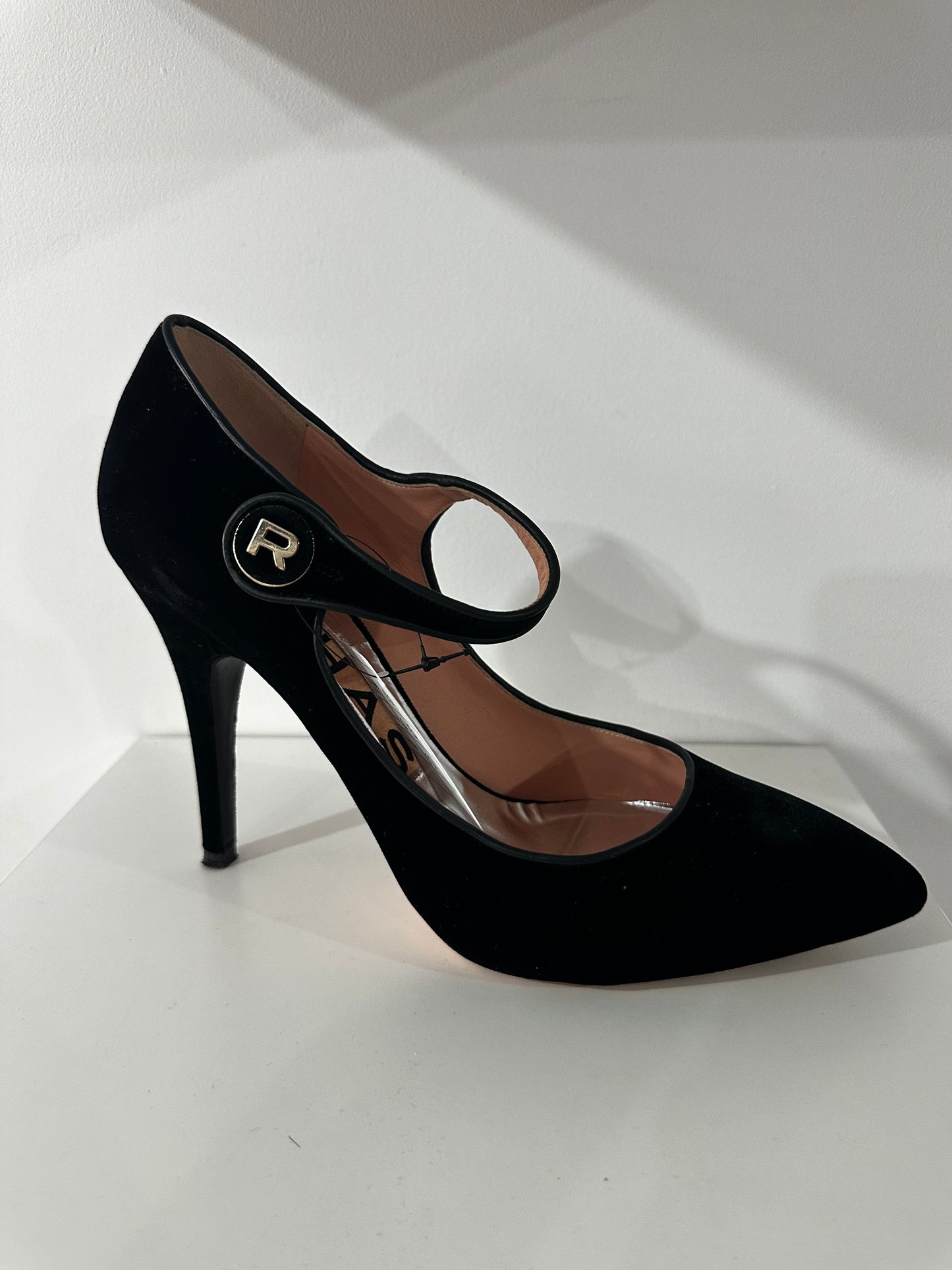 Black Rochas Heels, 6.5