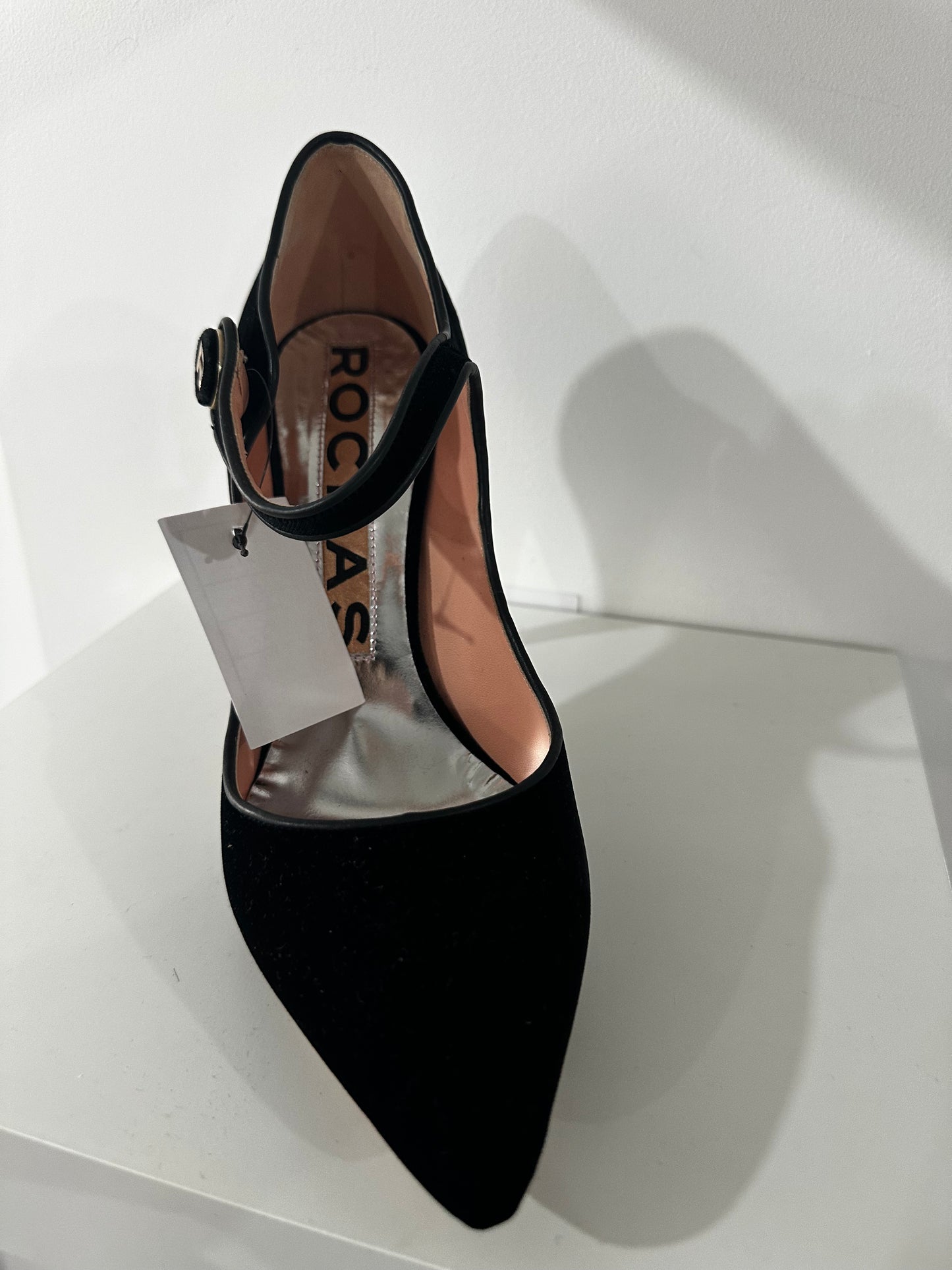 Black Rochas Heels, 6.5