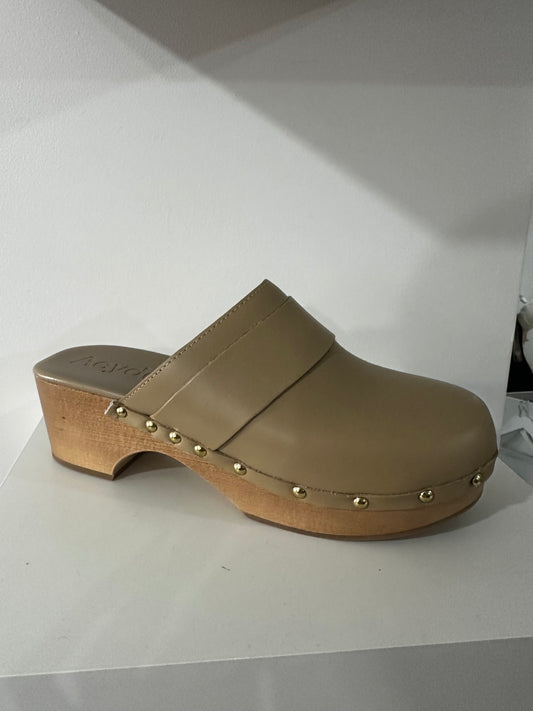 Beige Aeyde Clogs, 6