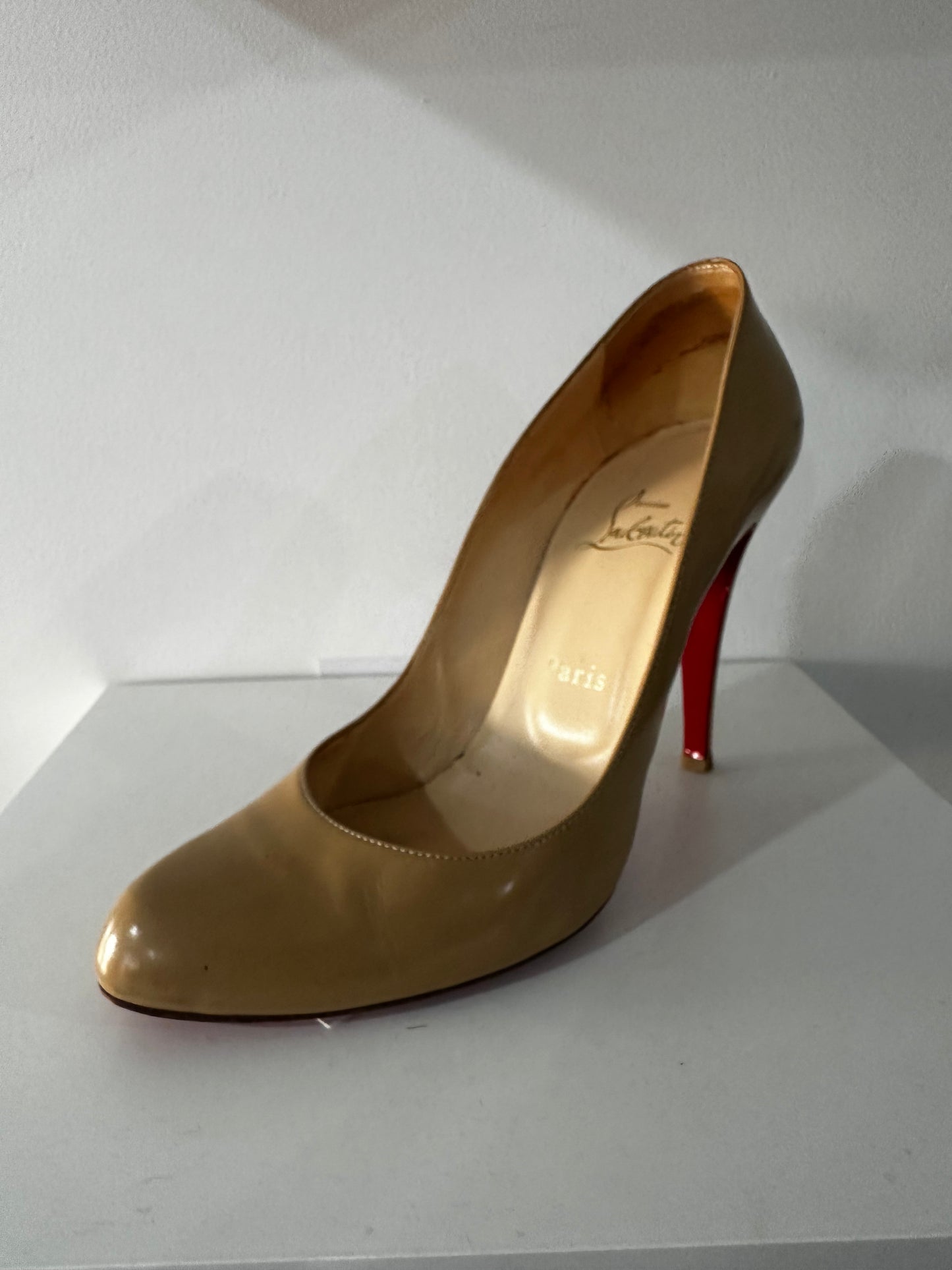 Nude Christian Louboutin Heels, 39.5 - 6.5 UK