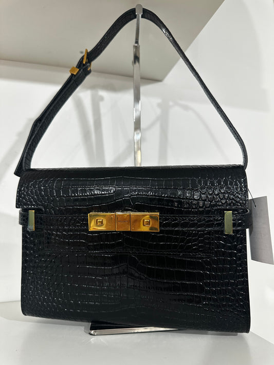 Black/Silver Yves Saint Laurent Crossbody bag