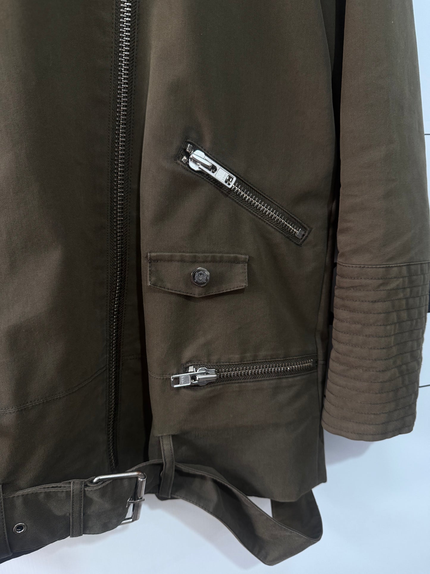 Khaki The Kooples Utility Jacket, Size S